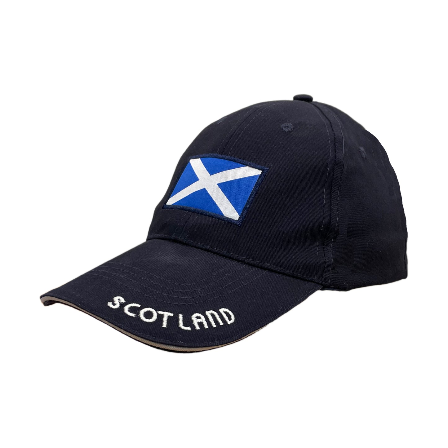 Adults 5-Panel Scotland Baseball Cap – Saltire Flag or Rampant Lion Design