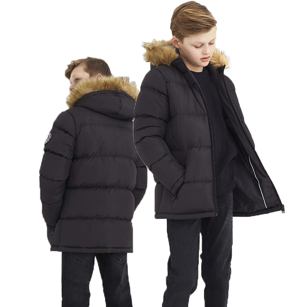 Kids Boys Trailblazer Padded Parka Jacket