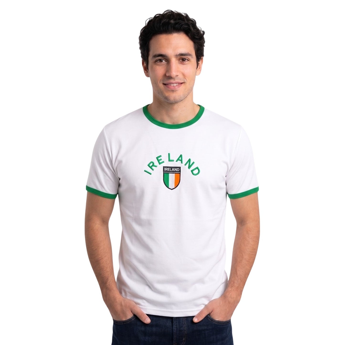 Premium Country Ringer T-Shirt | International Football & Rugby Fan Tee