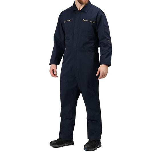 Mens TRJ513R Zip Fasten Durable Workwear Coveralls