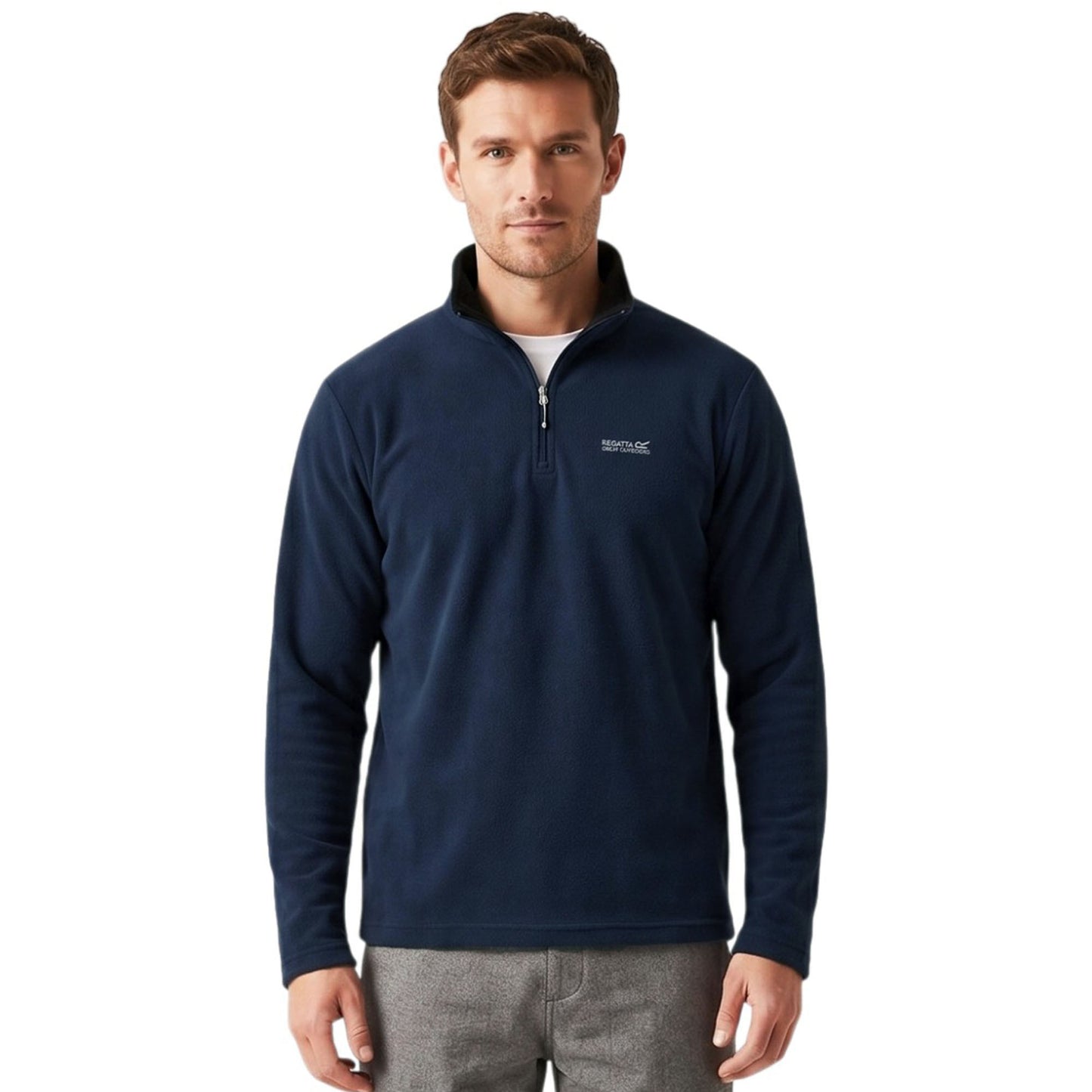 Men’s Symmetry Fleece Pullover | Lightweight Outdoor Zip-Neck Jumper