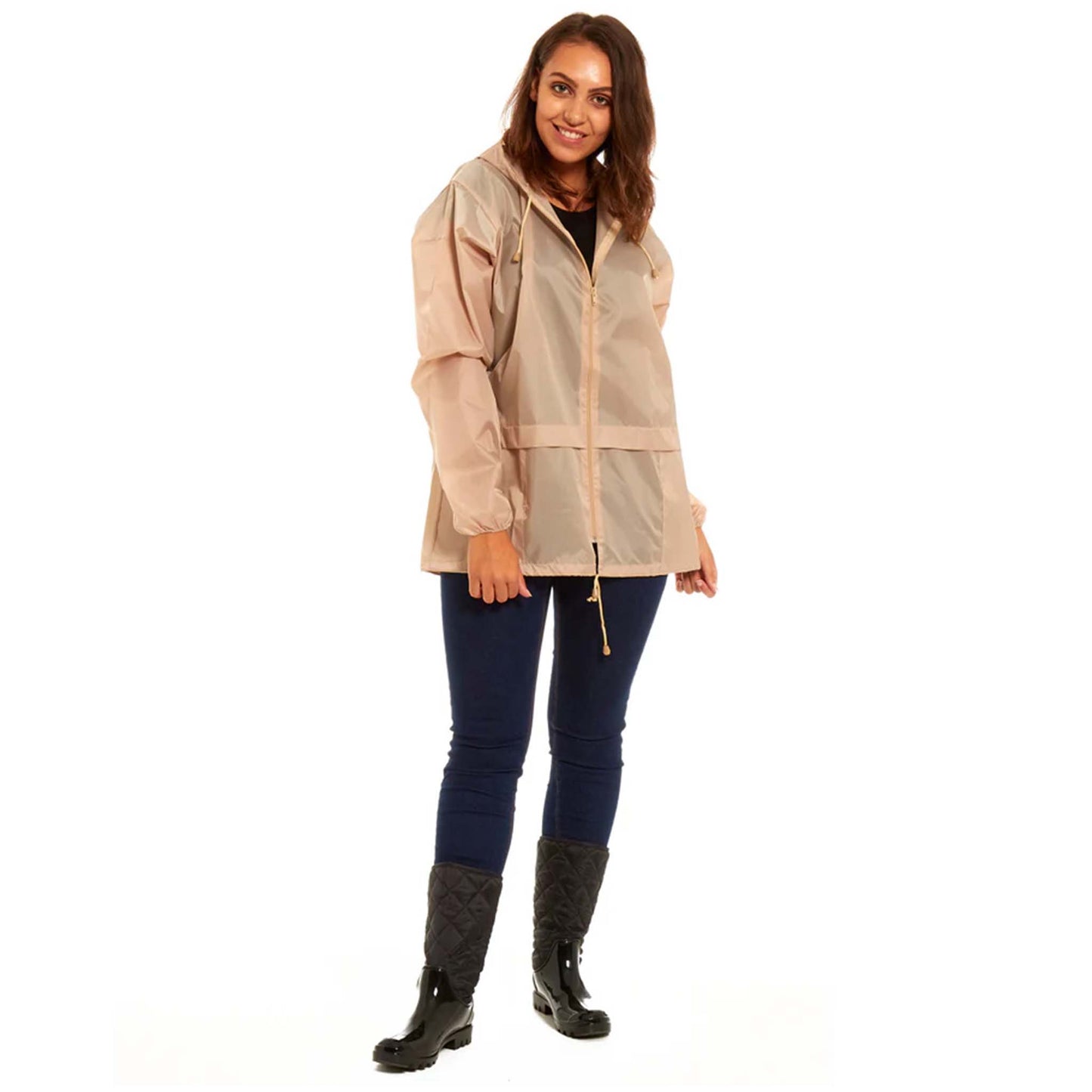 Adults Lightweight Showerproof Cagoule Mac - Regular & Plus Sizes