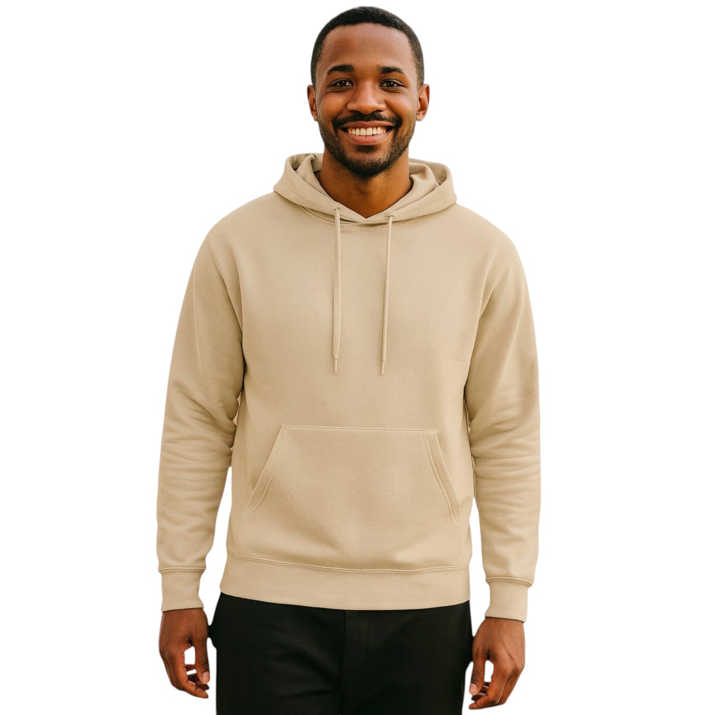 Unisex Heavy Blend Plain Hoodie – Comfy Fleece Pullover with Pouch Pocket