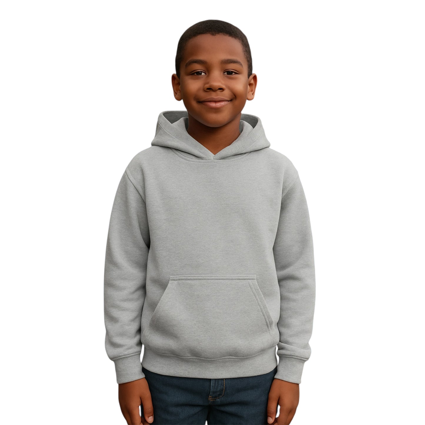 Kids Unisex Plain Hoodie – Soft Brushed Fleece | Urban Road