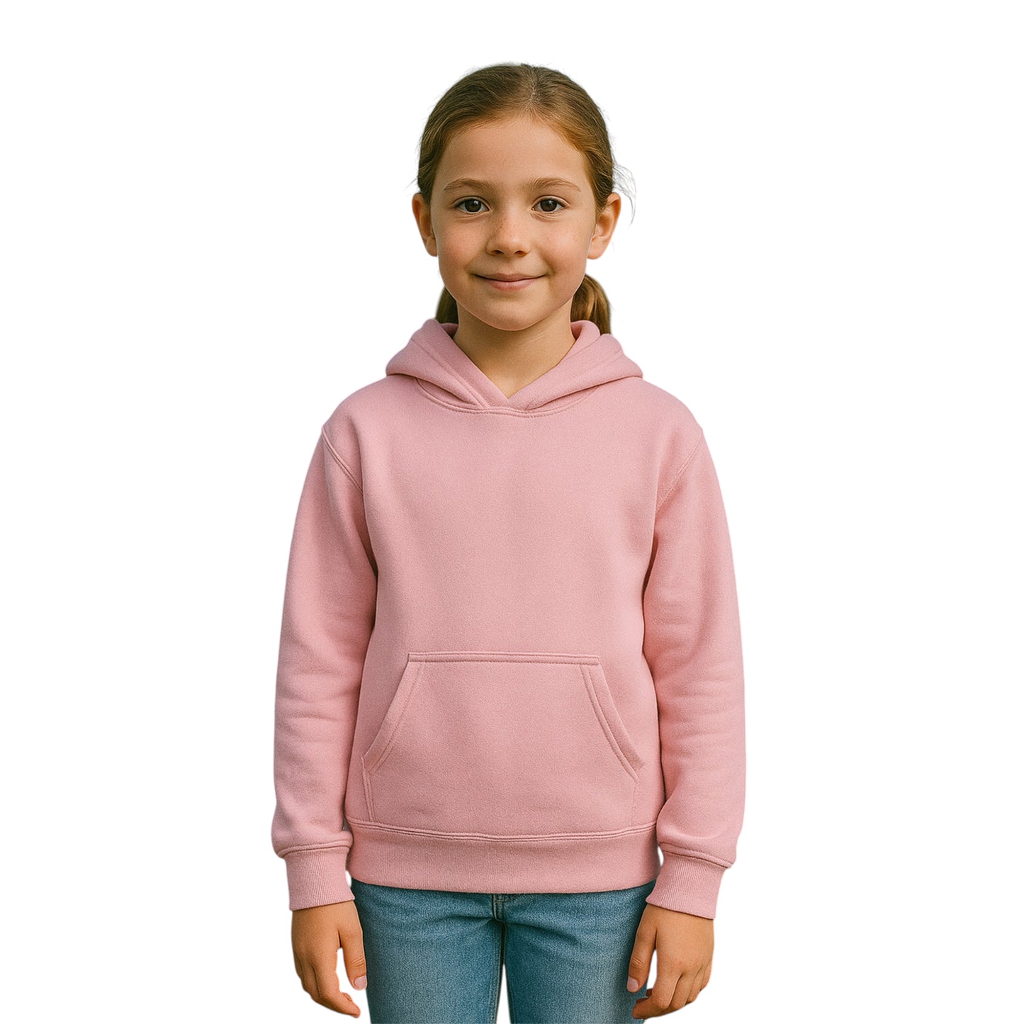 Kids Unisex Plain Hoodie – Soft Brushed Fleece | Urban Road