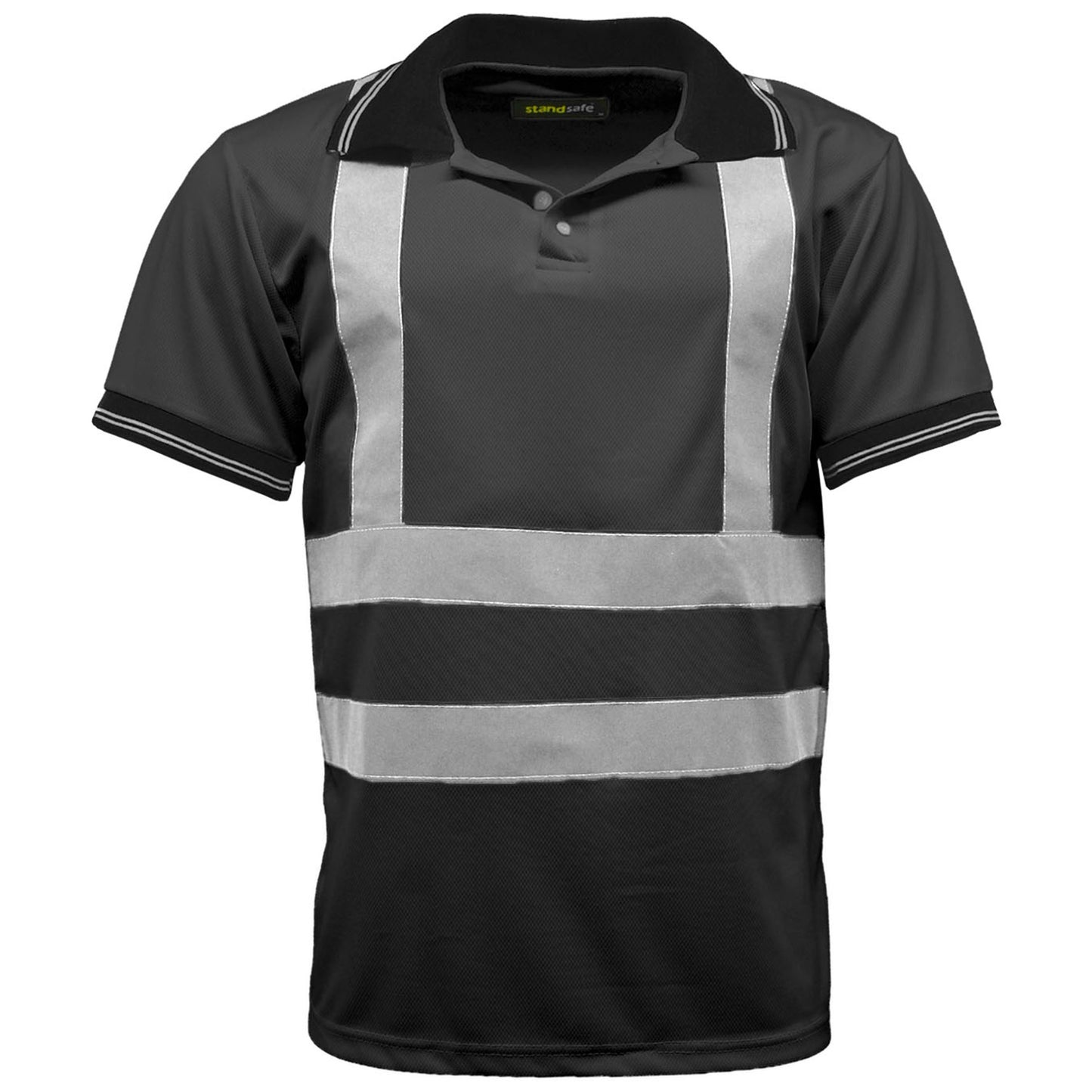 Mens Hi Vis Short Sleeve Polo Shirt