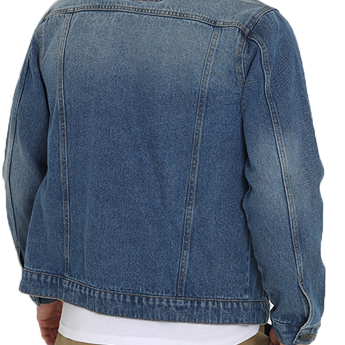 Mens FIELDING Casual Denim Blue Jacket