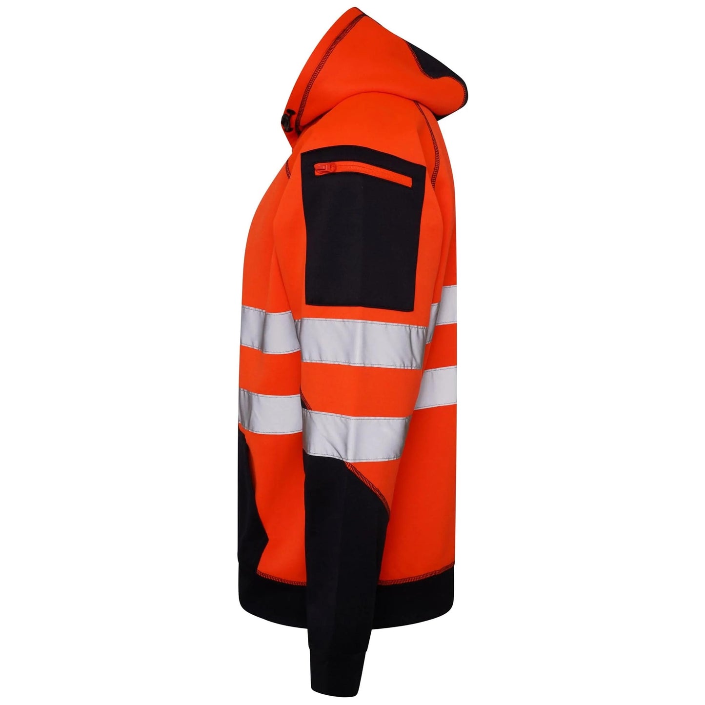 Mens AV034 Hi Vis Pullover Sweatshirt Hoodie
