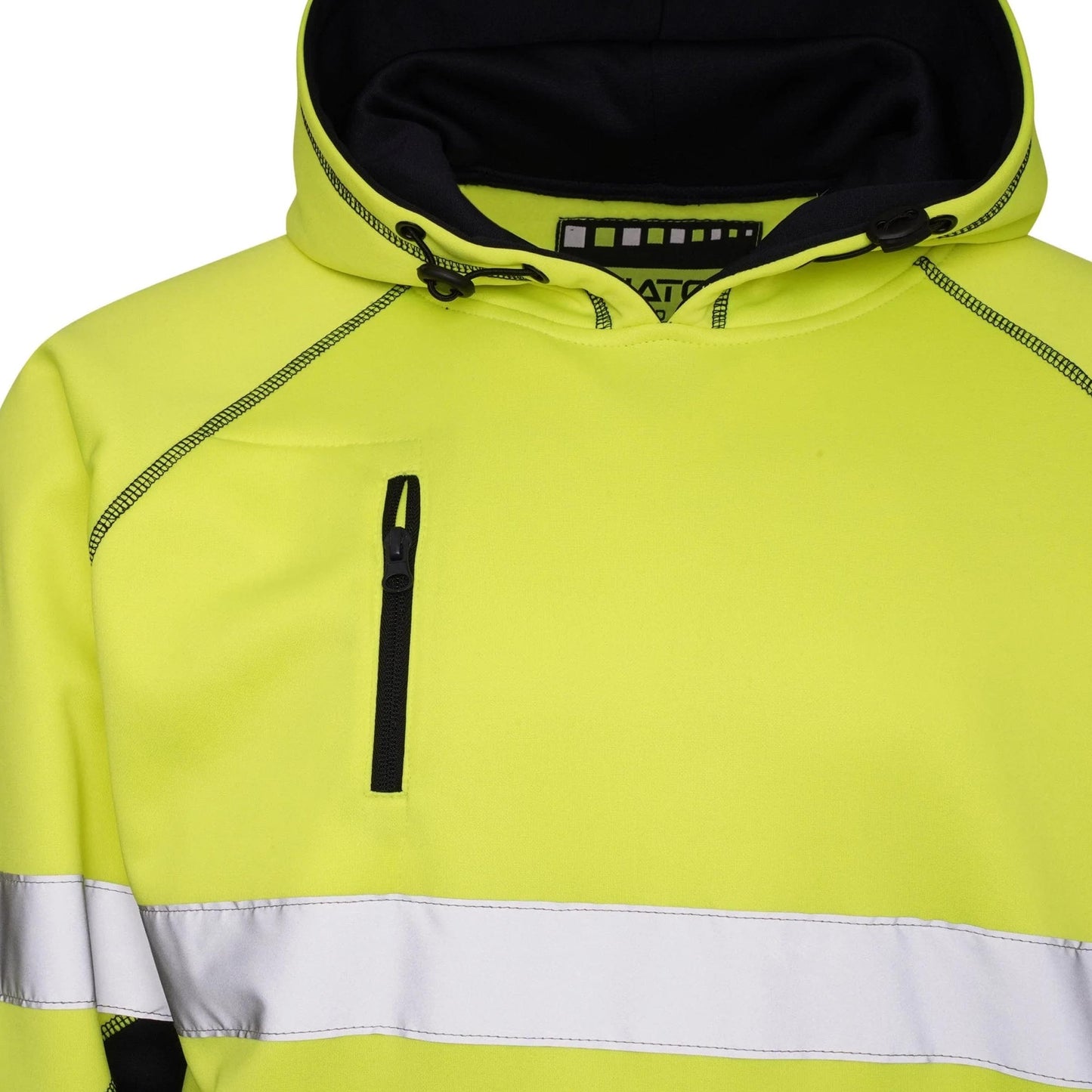 Mens AV034 Hi Vis Pullover Sweatshirt Hoodie