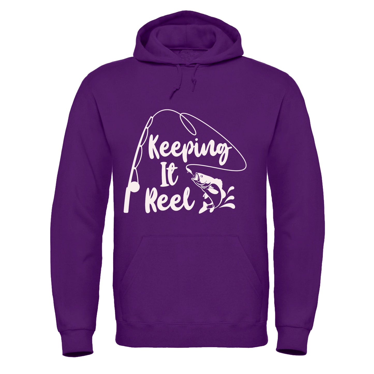 Keeping It Reel Hoody Angling Hooded Top Clothing Gift Printed Sweatshirt Hoodie