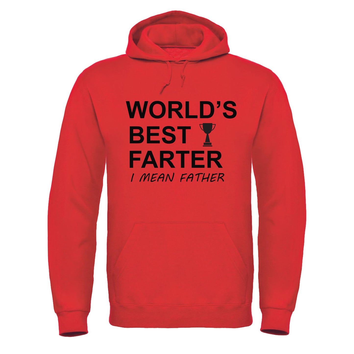 Men's Crew Neck 'Best Farter' Hooded Sweatshirt Top Fathers Day Gift Hoodie