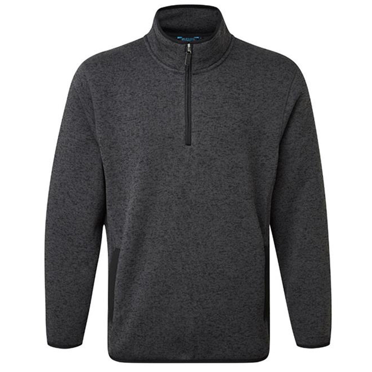 Mens Fort Easton Pullover Comfortable Fleece Sweatshirt Knitted Jumper Zip Top