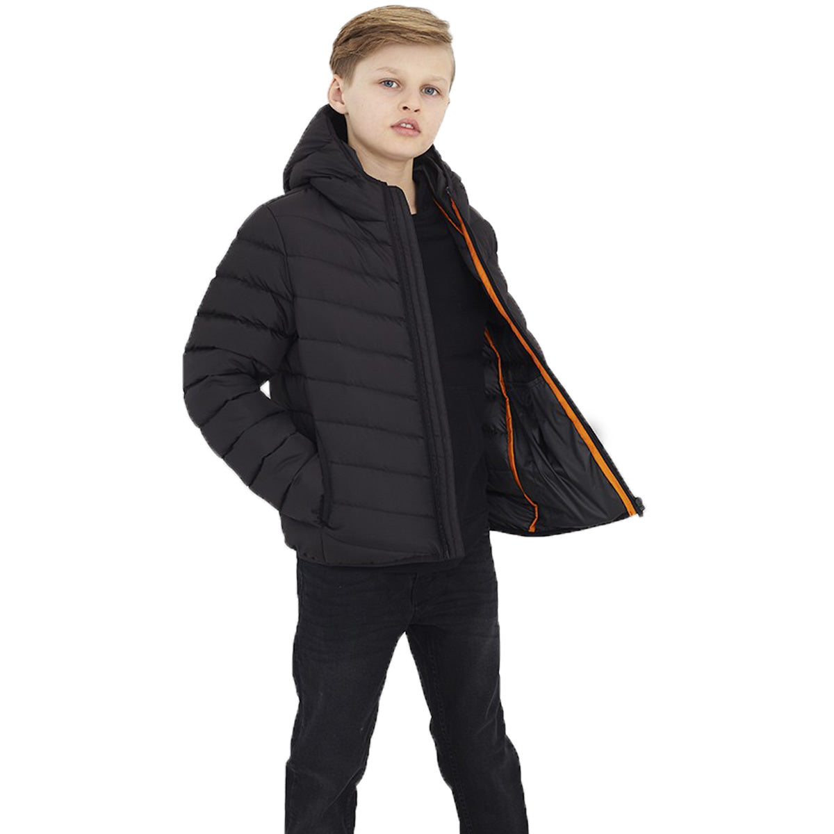 Boys Brave Soul Grant Padded Winter Warm Hooded Puffer Jacket