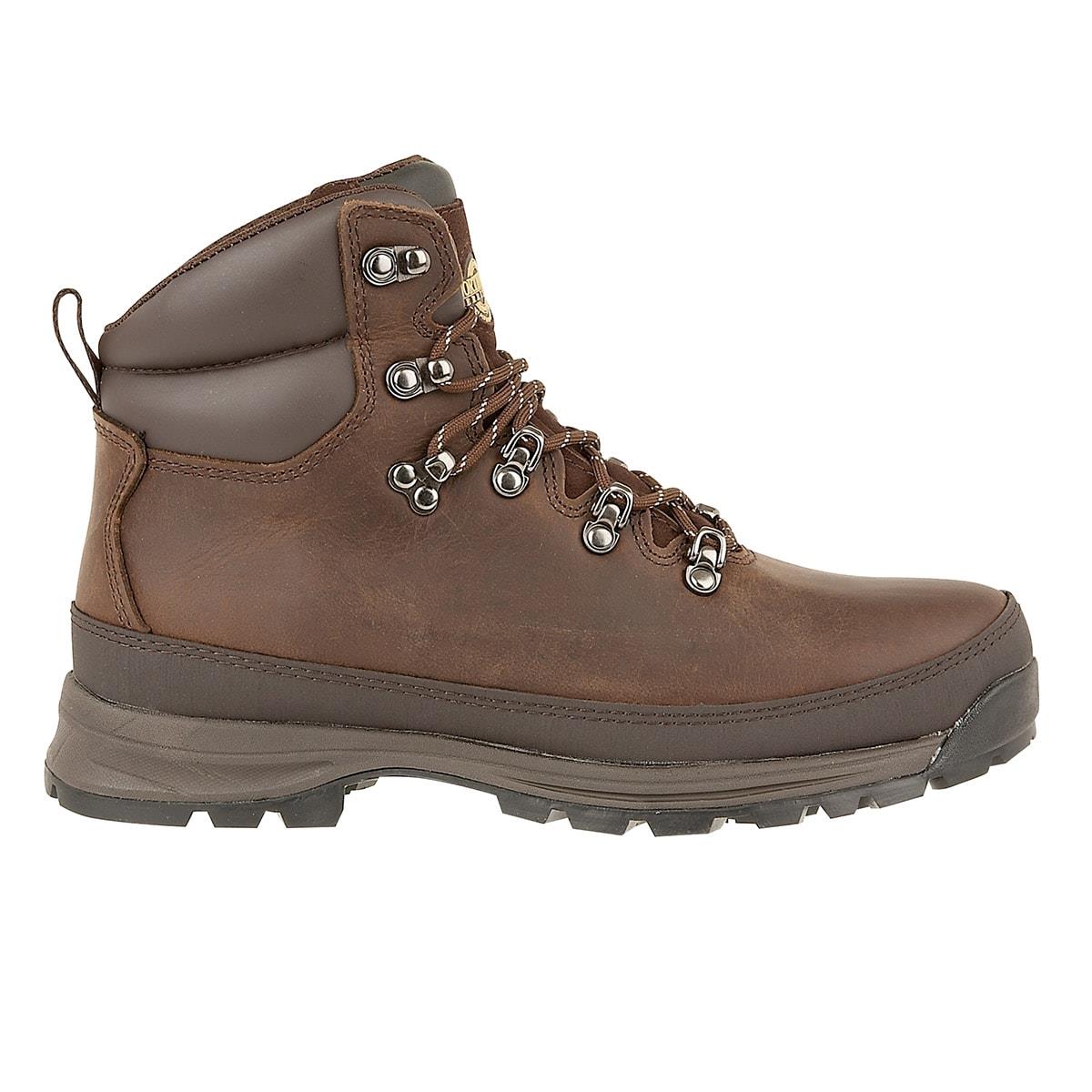 Mens Northwest Territory Pelly Leather Top Waterproof Hiking Walking Boots