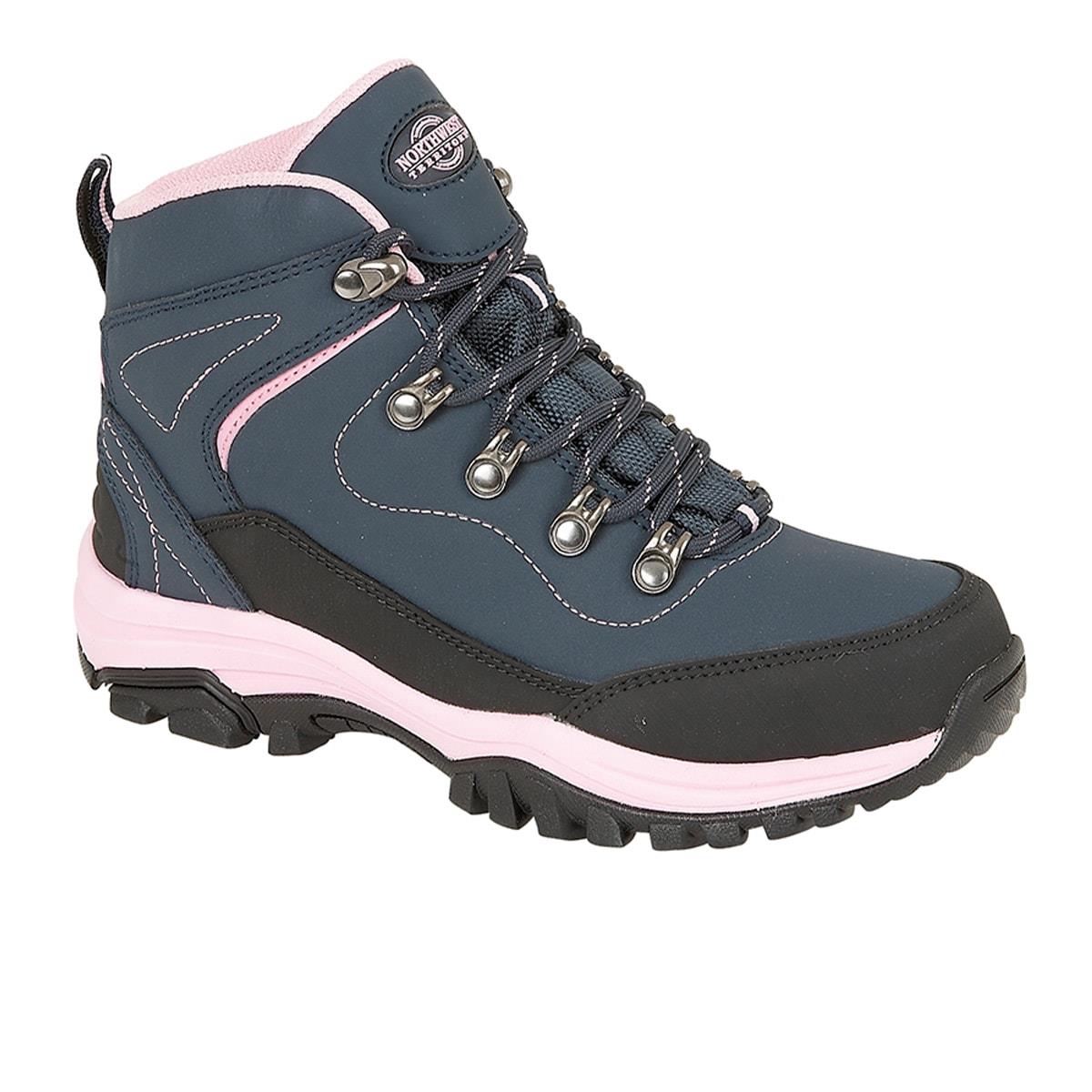 Ladies Northwest Territory Texas Leather Top Waterproof Hiking Walking Boots