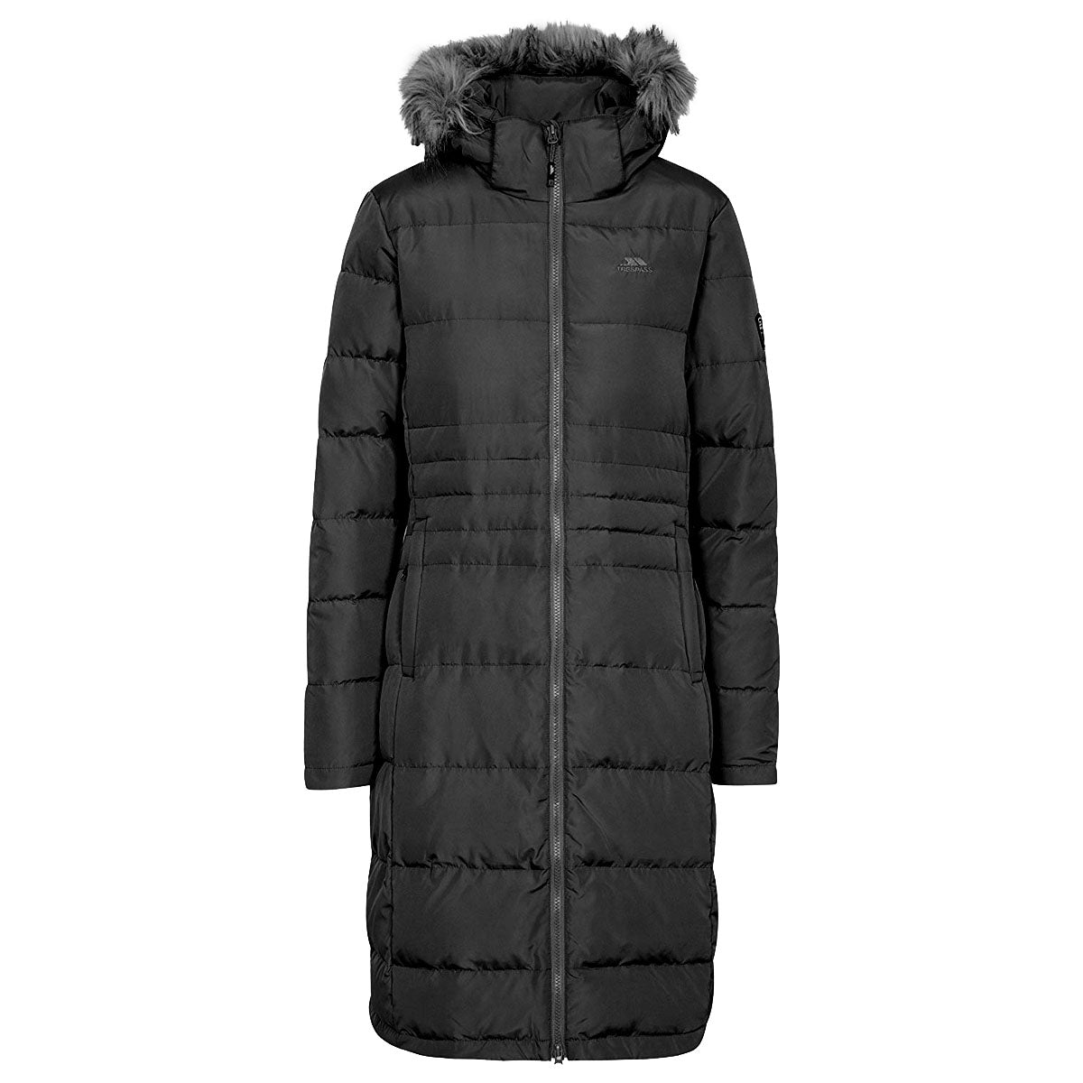 Trespass Phyllis Ladies Long Length Down Parka Coat Jacket
