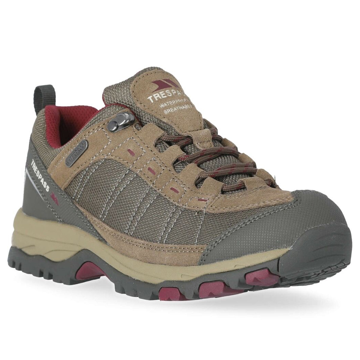 Trespass Scree Ladies Breathable Waterproof Trainers Boot Hiking Shoes