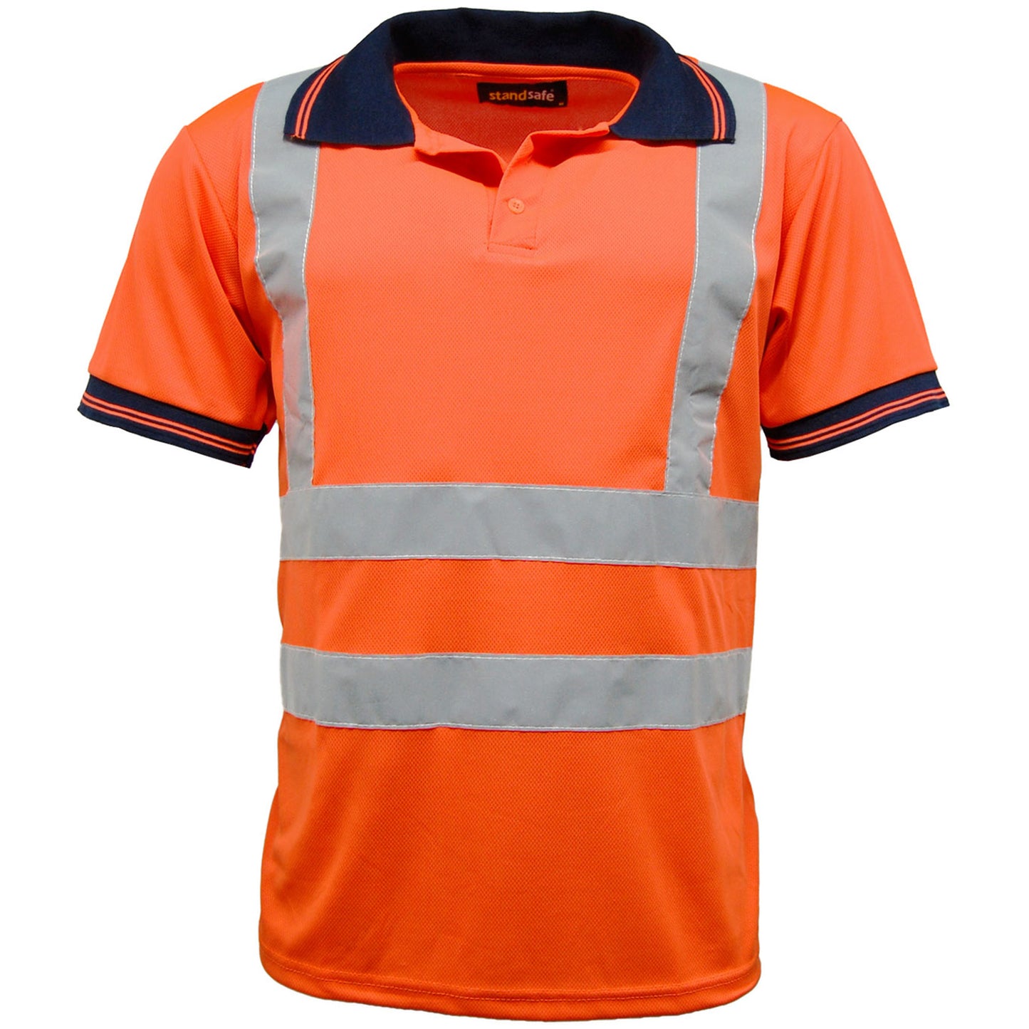 Mens Hi Vis Short Sleeve Polo Shirt