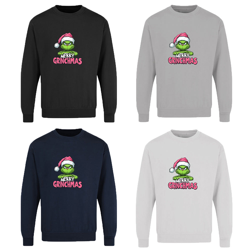 Unisex Adults Merry Grinchmas-2 Christmas Sweatshirt