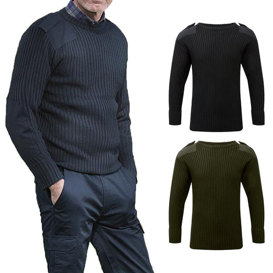 Mens Fort Heavyweight Crew Neck Combat Jumper
