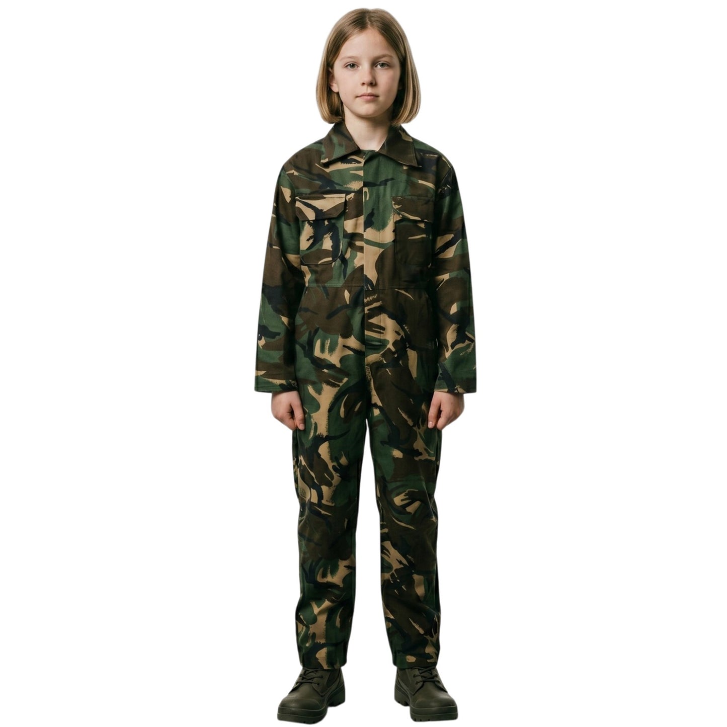 Kids Fort Tearaway Junior Coverall | Durable Children's Plain & Camo All-in-One Boilersuit