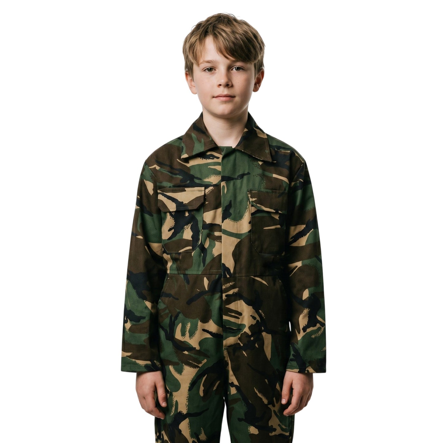 Kids Fort Tearaway Junior Coverall | Durable Children's Plain & Camo All-in-One Boilersuit