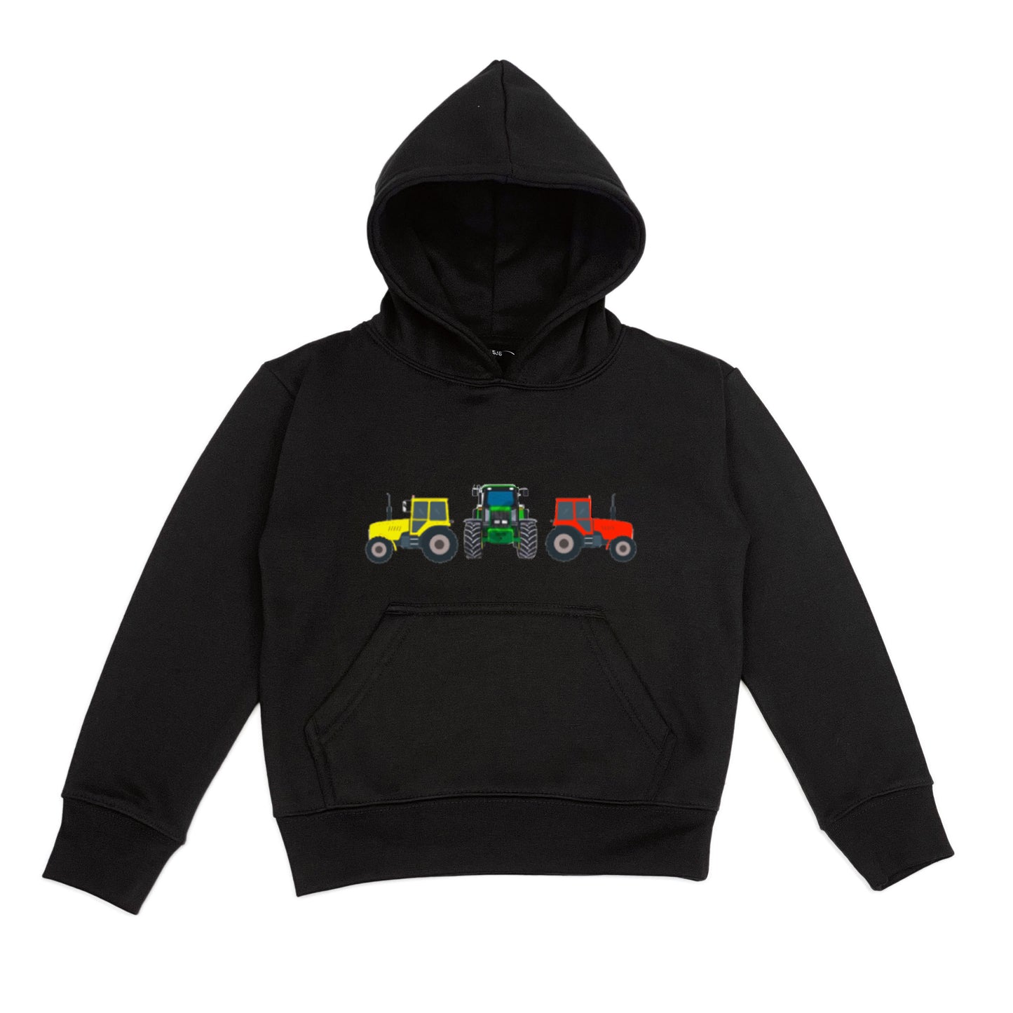 Unisex Kids Tractor Logo Embroidered Hoodie