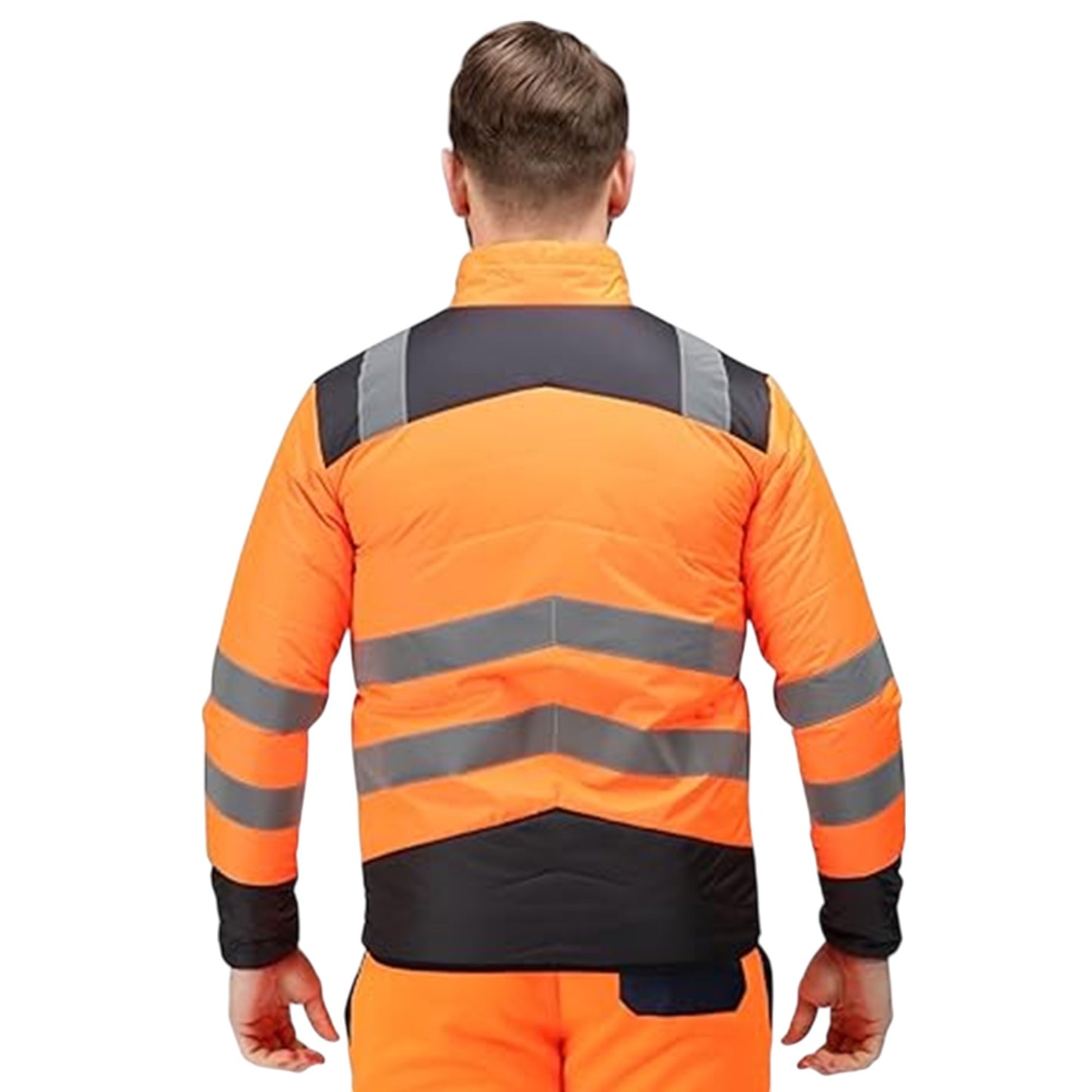 Men's Hi Vis Two-Tone Thermal Jacket - TRA483