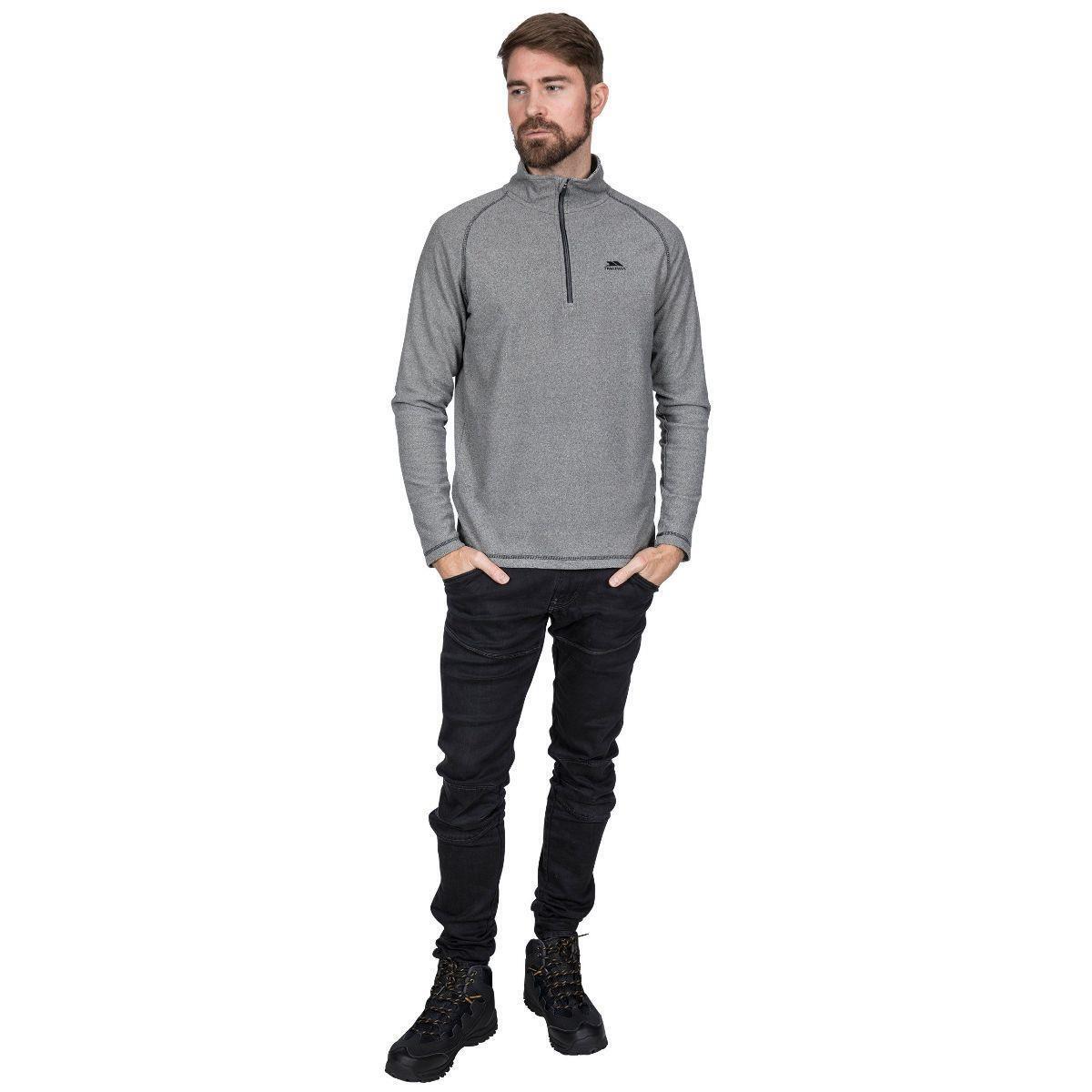 Mens Trespass KEYNOTE Anti-pill Microfleece 1/2 Zip Fleece Top Jumper Sweatshirt