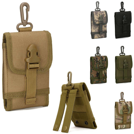 Tactical Molle Phone Holder Utility Water-resistant Phone Pouch to fit 6" Mobile