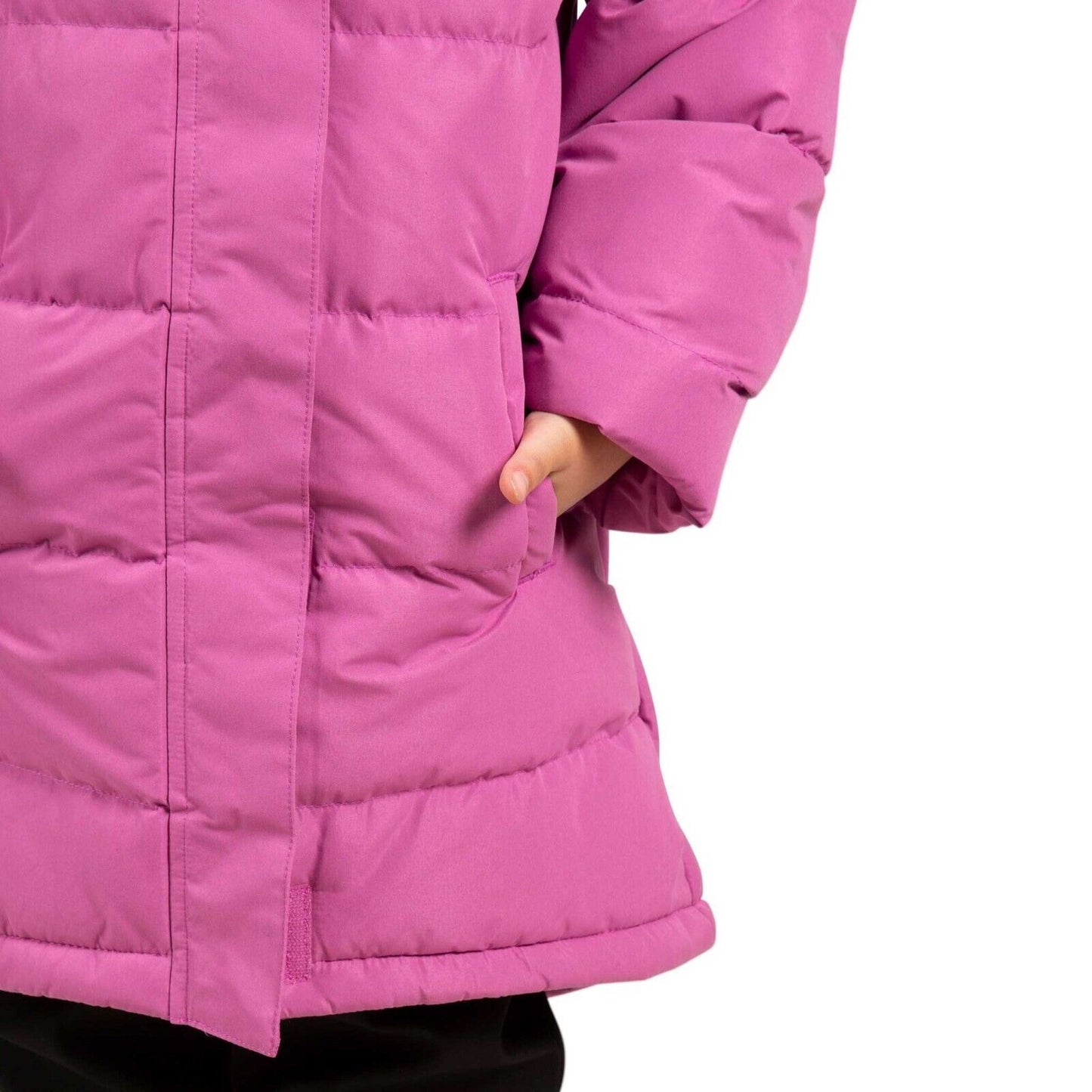 Girls Trespass UNIQUE Windproof Padded School Casual Coat Water Repellant Jacket