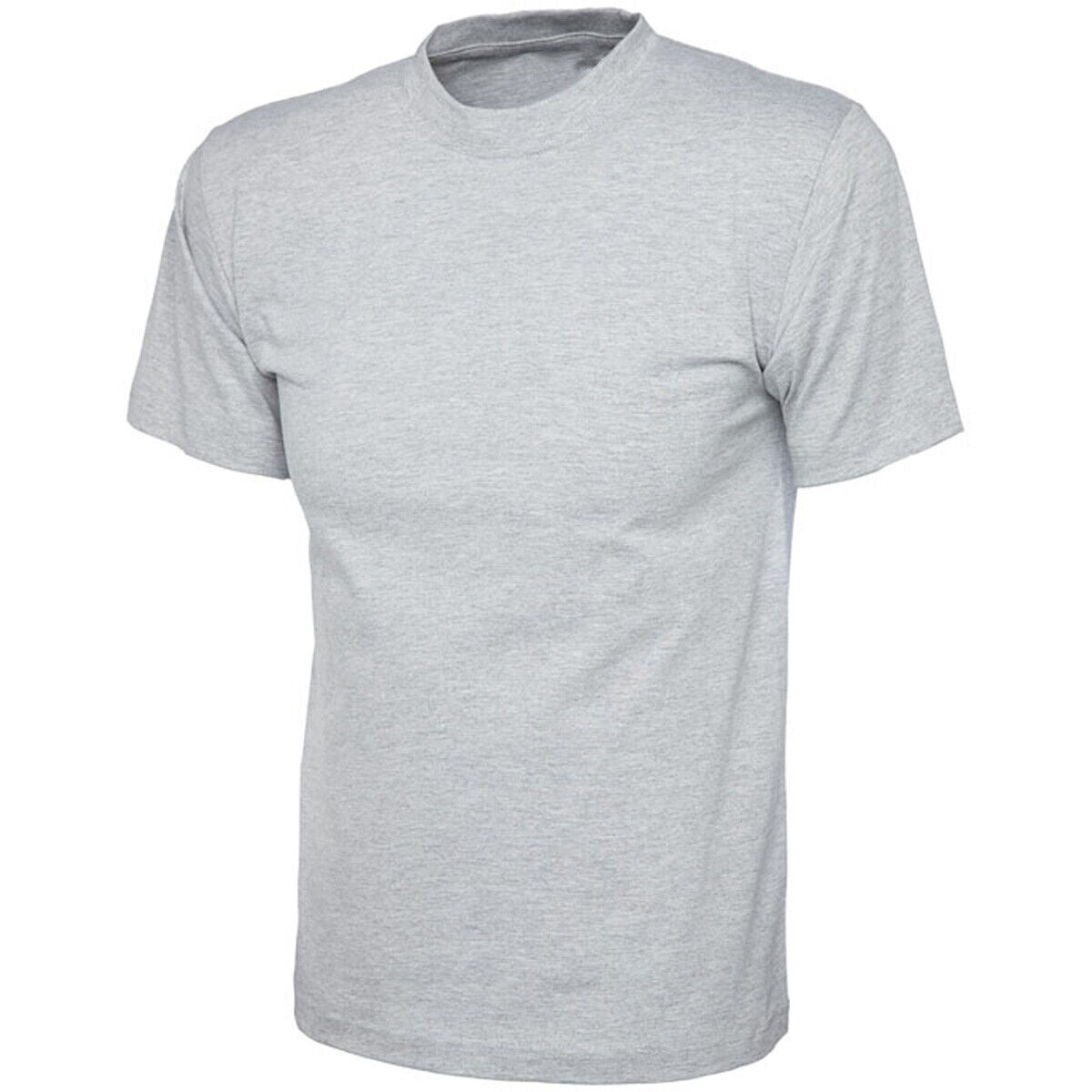 Mens Premium 200gsm Heavy Cotton Plain Blank Short Sleeve T-shirt | Top