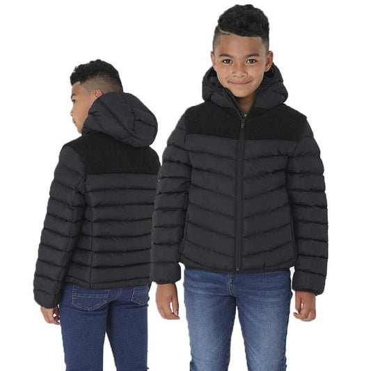 Kids Boys Brave Soul GRANTBORG Padded Puffer Hooded Jacket