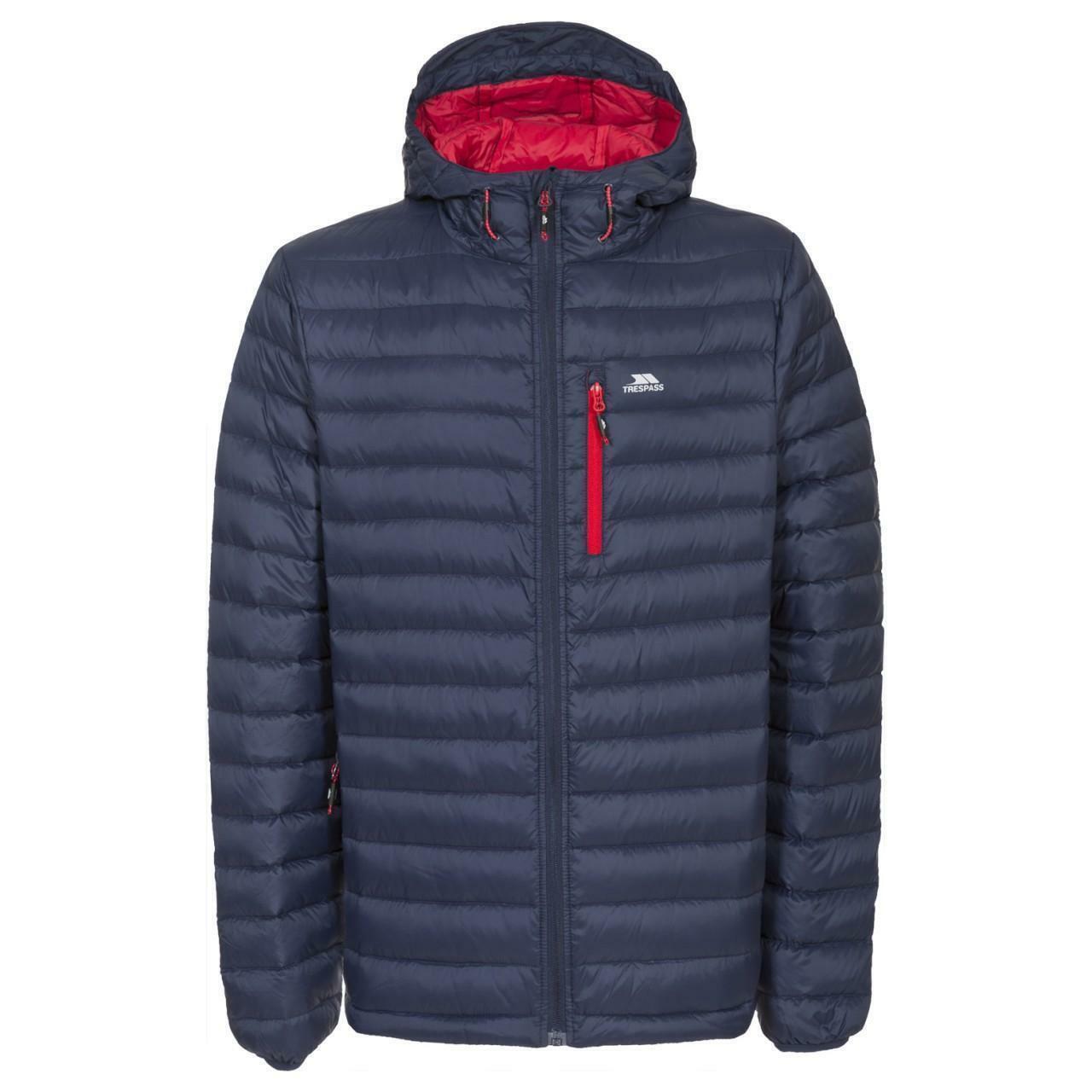 Mens Trespass Digby Packaway Down Jacket Lightweight Padded Coat