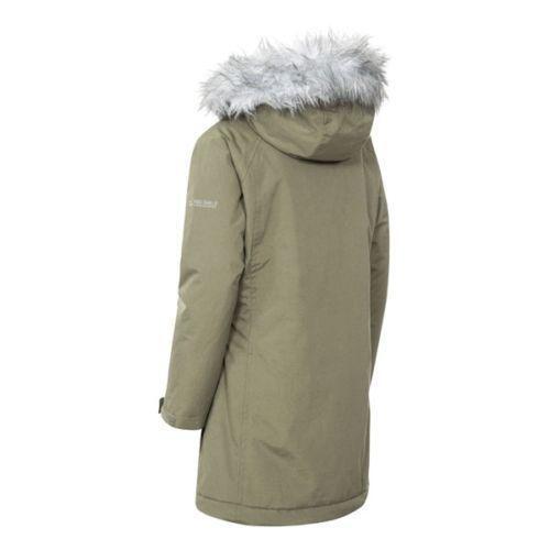 Trespass Fame Girls Waterproof Parka Jacket Padded Windproof Coat