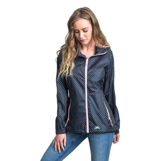 Ladies Trespass Indulge Packaway Raincoat TP75 Womens Waterproof Jacket