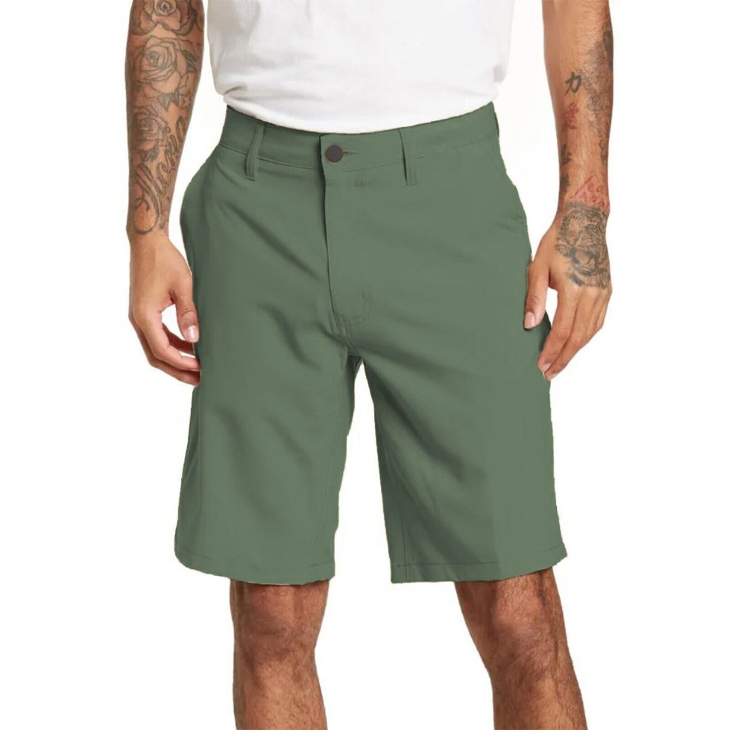 Mens 20" Quick Dry Hybrid Board Walk Shorts 4-Way Stretch