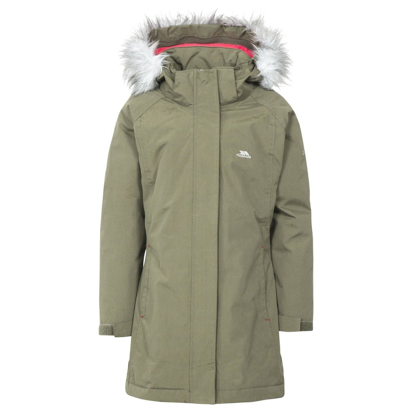 Trespass Fame Girls Waterproof Parka Jacket Padded Windproof Coat