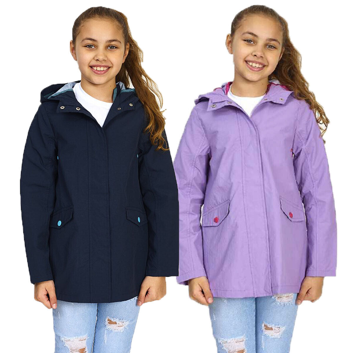 Girls Brave Soul Digger Unlined 228T Milky Coated Waterproof Jacket