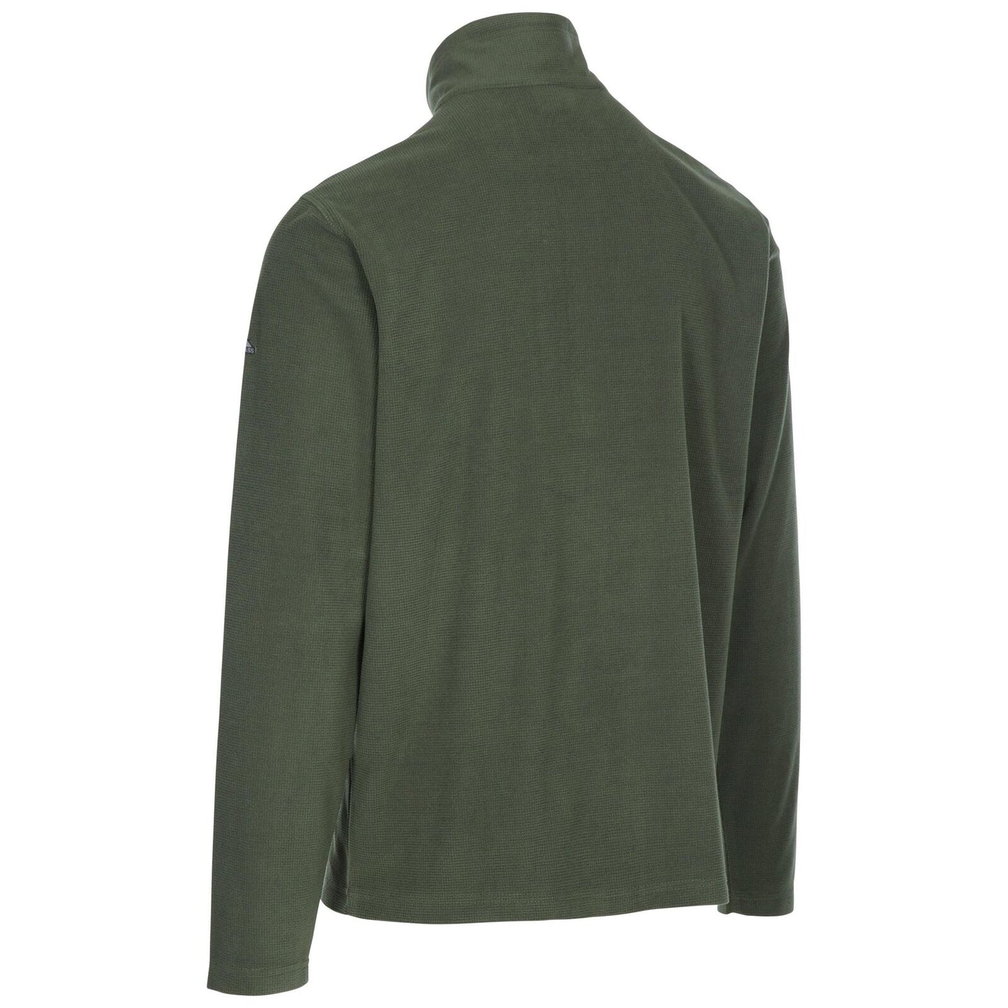 Trespass Sanday AT200 Mens Fleece 1/2 Zip Neck Pullover Grid Textured Sweatshirt