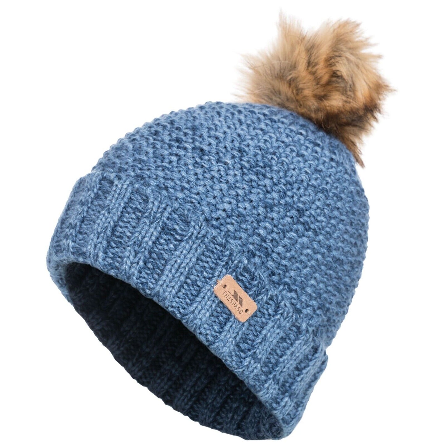 Ladies Trespass Kellisa Half Fleece Lined Bobble Hat