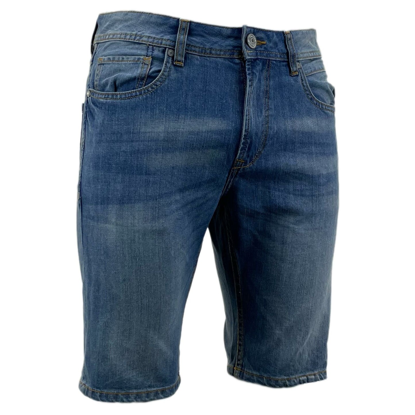 Mens Slim Fit Denim Shorts Smart Fashion Summer Cotton Jeans Pant