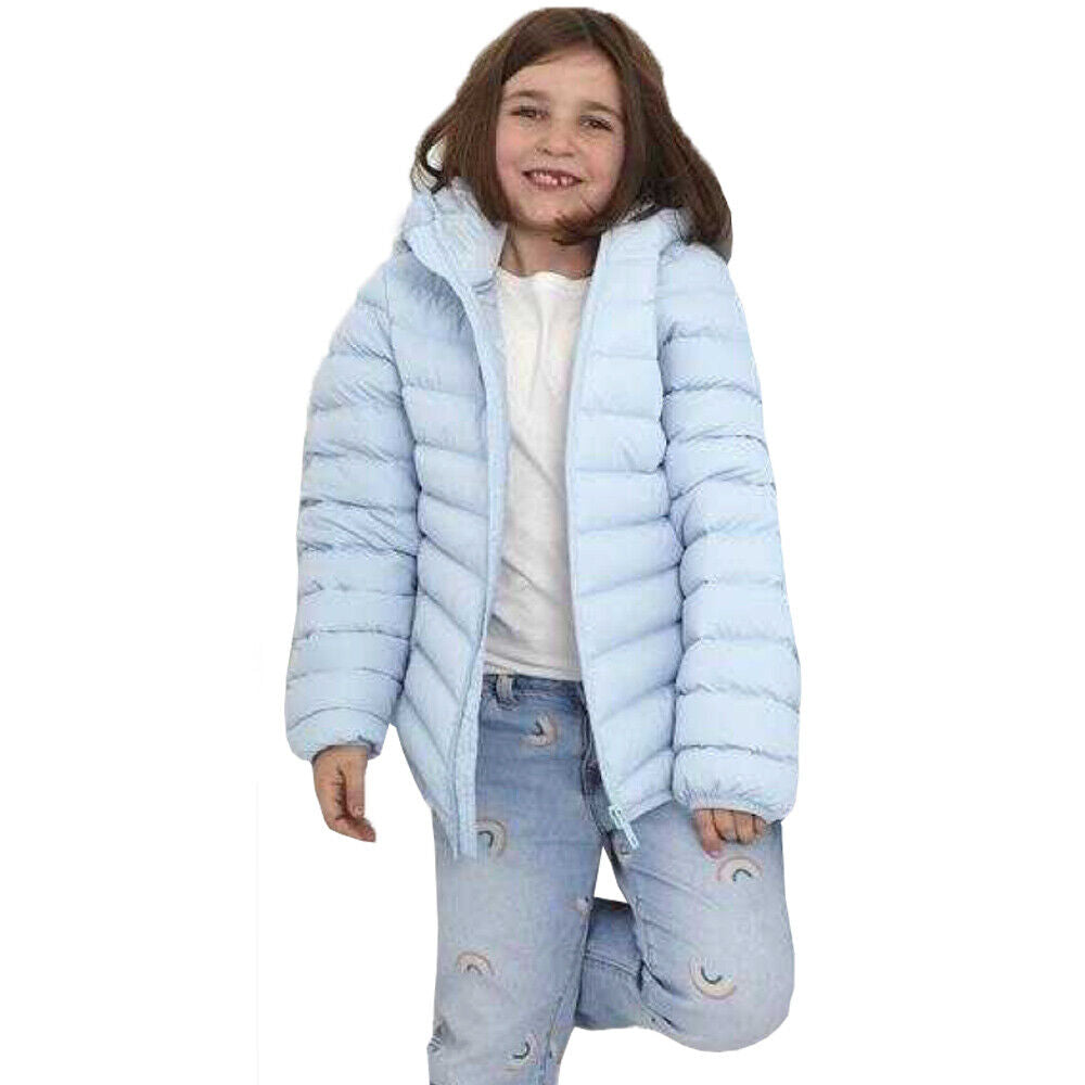 Girls Brave Soul GRANTPLAIN Padded Hooded Jacket with Gradient Effect Fade