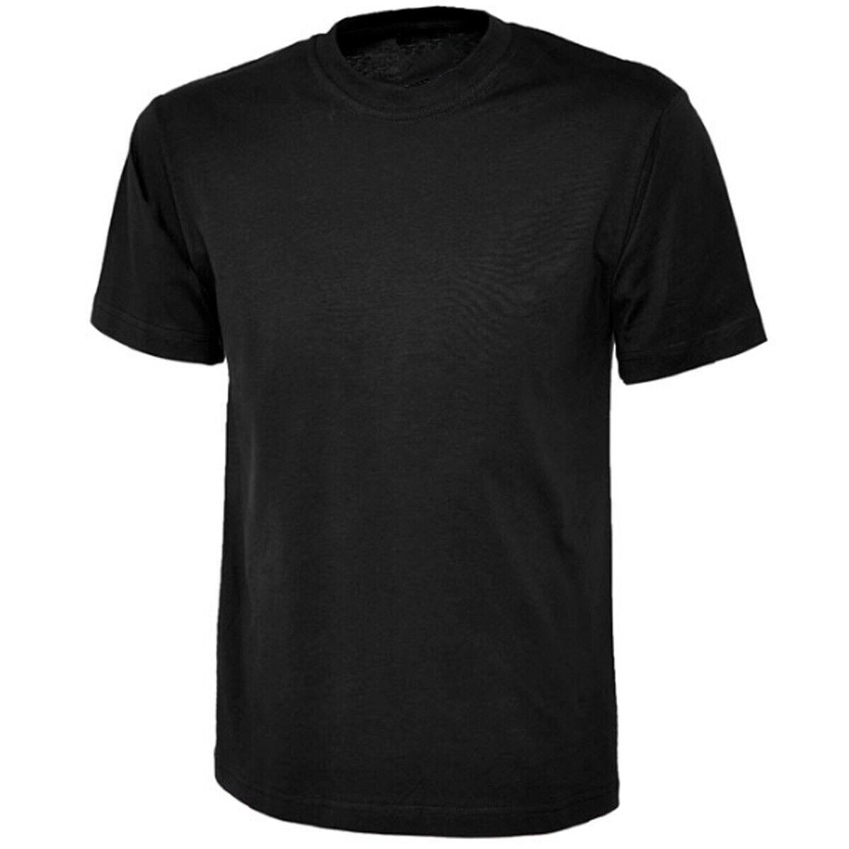 Mens Premium 200gsm Heavy Cotton Plain Blank Short Sleeve T-shirt | Top