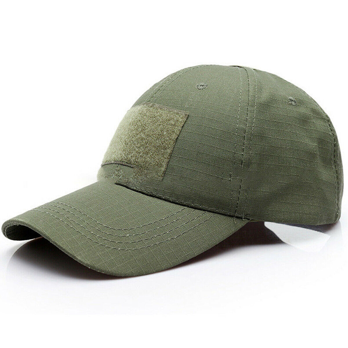 Mens Tactical Army Camo Baseball Skip Cap - Plain & Camouflage Military Hat