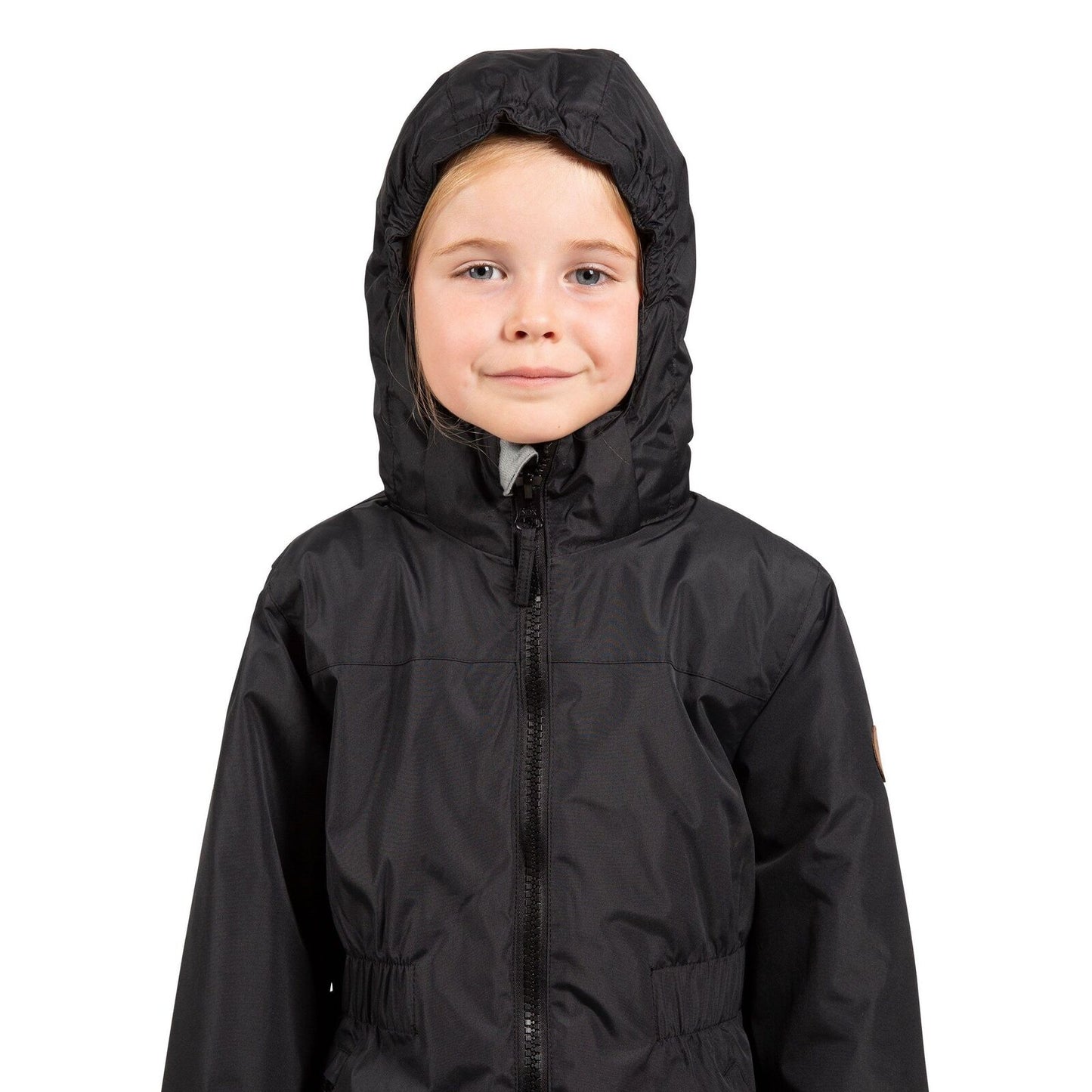 Girls Trespass Bertha Check Lined Padded School Coat | Kids Jacket