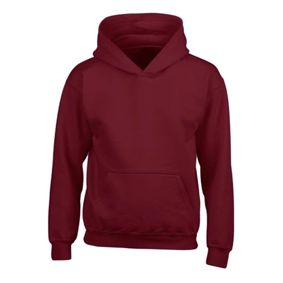 Kids Urban Road Heavy Blend Plain Hoody Hooded Sweatshirt Top for Boys & Girls