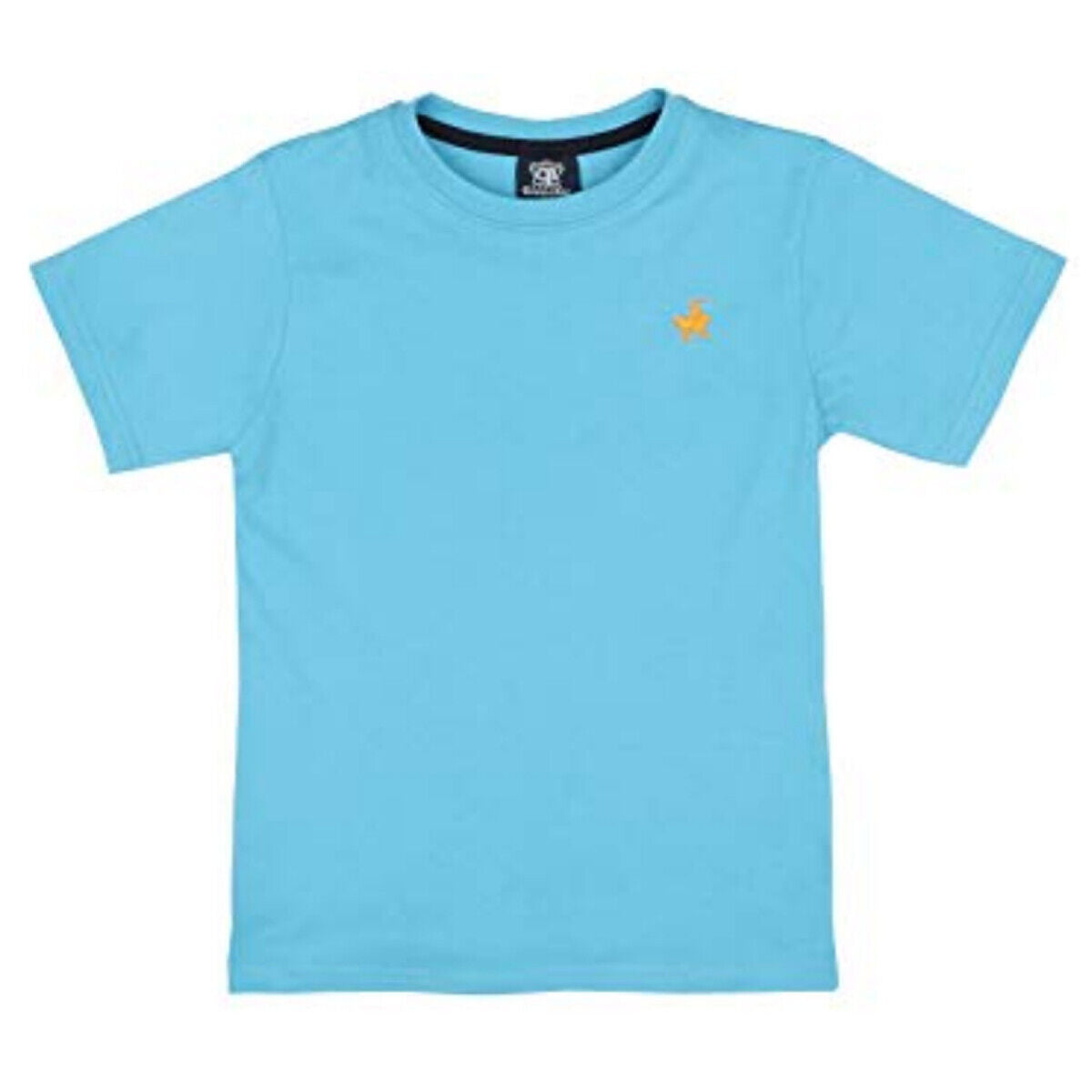 Boys Summer Short Sleeve Crew Neck T-Shirt - Children Kids Top with Horse Logo