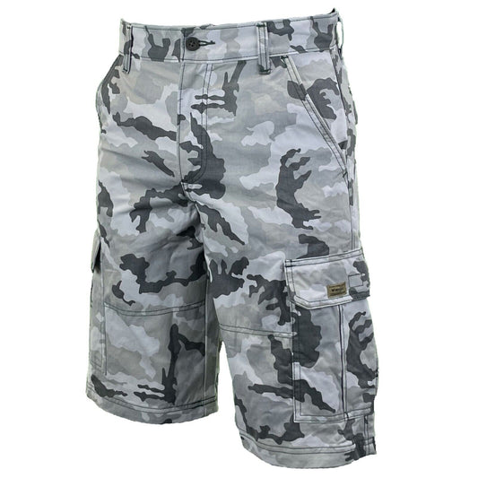 Mens Urban Camo Cargo Combat Multipocket Cotton Shorts