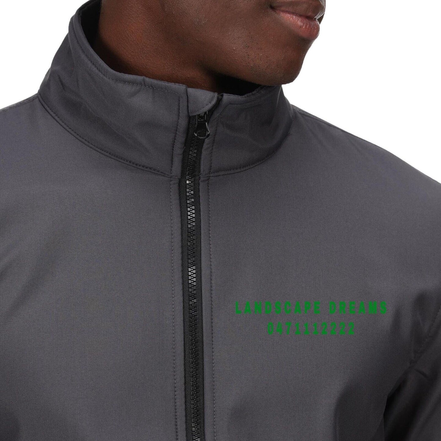 Personalised Mens Professional Windbreaker Softshell Jacket | Add your Text Logo